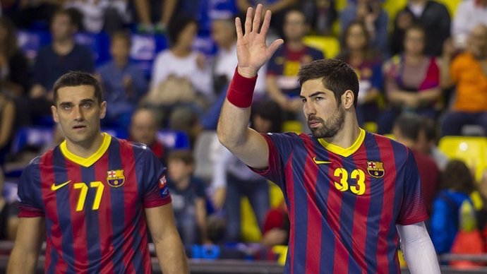 Karabatic y Lazarov, dos laterales del Barça de balonmano