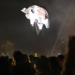 el cerdo gigante del guitarrista Roger Waters