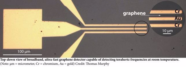 Detector de luz en ondas de terahercios