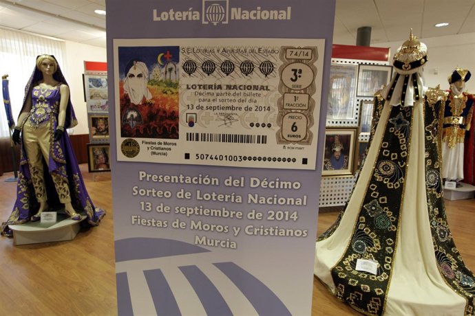 La Lotería Nacional promociona las Fiestas de Moros y Cristianos de Murcia