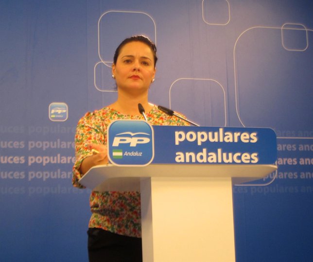 Virginia Pérez en rueda de prensa