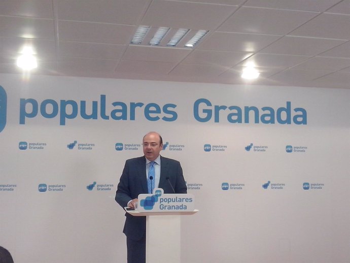 El presidente del PP de Granada, Sebastián Pérez.