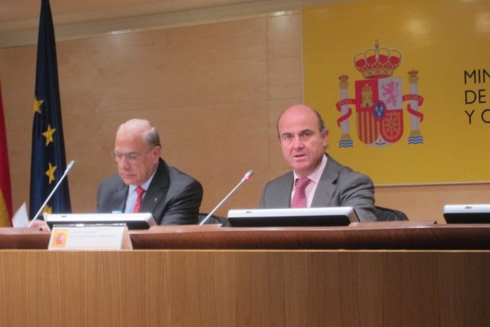 Luis de Guindos y Angel Gurría