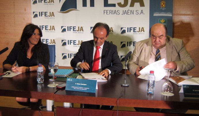 Ángeles Férriz, Rafael Rodríguez y Luis Carlos García