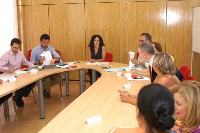 Sandra Fernández en reunión Patronato                