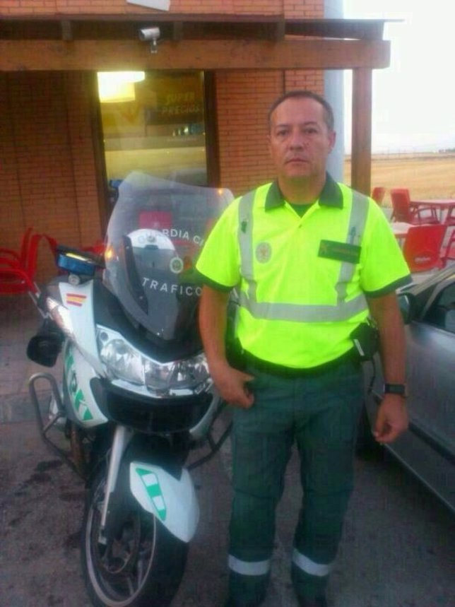 El agente fallecido Eusebio García Flores