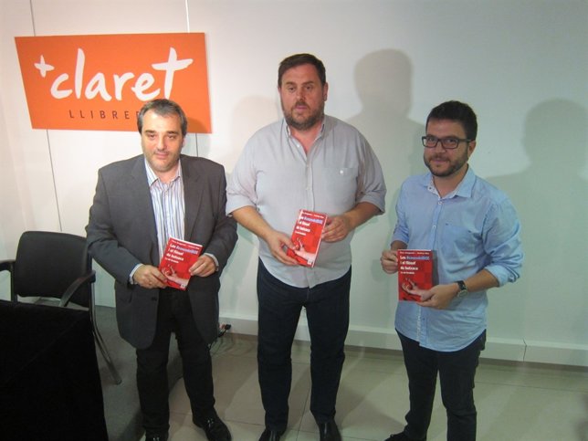 Andreu Mas (periodista), Oriol Junqueras, Pere Aragonès (ERC)