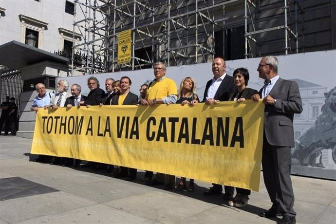 Apoyo Via Catalana en el Congreso