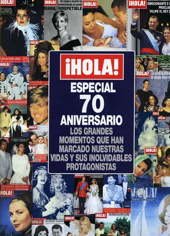 Especial 70 aniversario revista ¡HOLA!