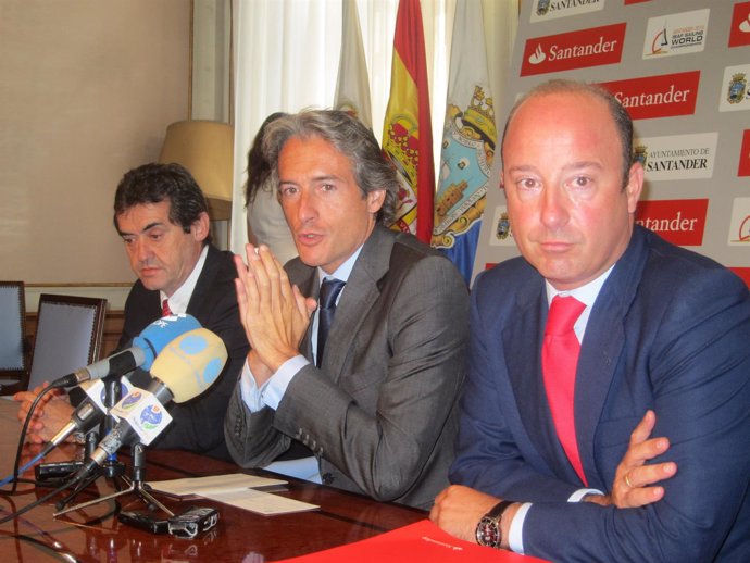 Rueda de prensa sobre patrocinio del Santander en el Mundial de Vela