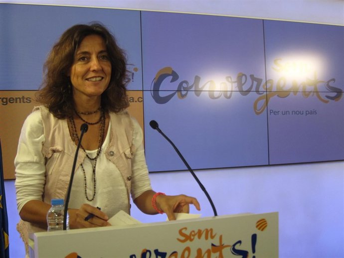 Mercè Conesa, portavoz de CDC