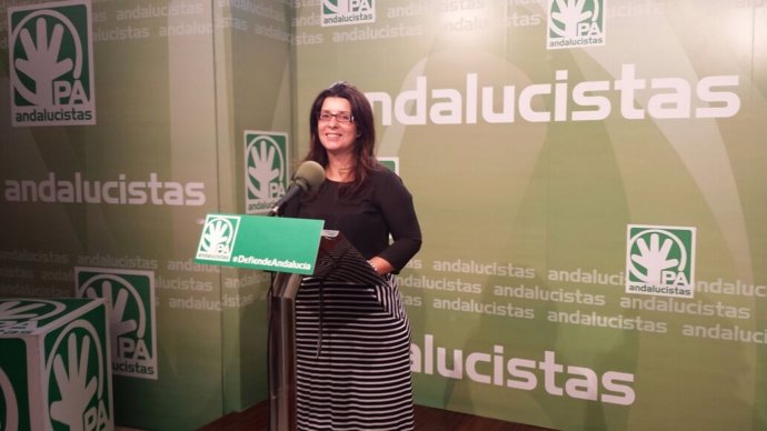 Marta Mejías, en rueda de prensa