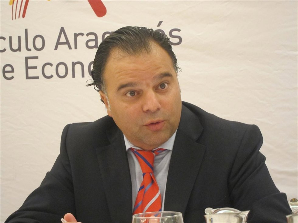 El presidente del Círculo Aragonés de Economía, Fernando de Yarza