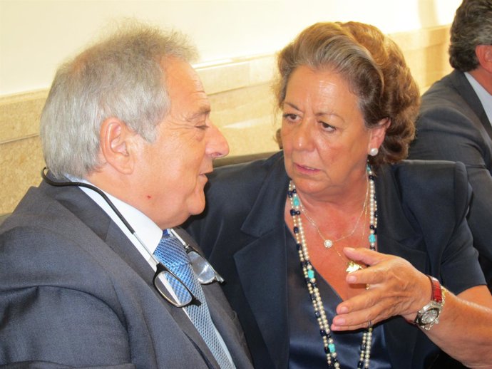 Barberá y Rus durante la rueda de prensa