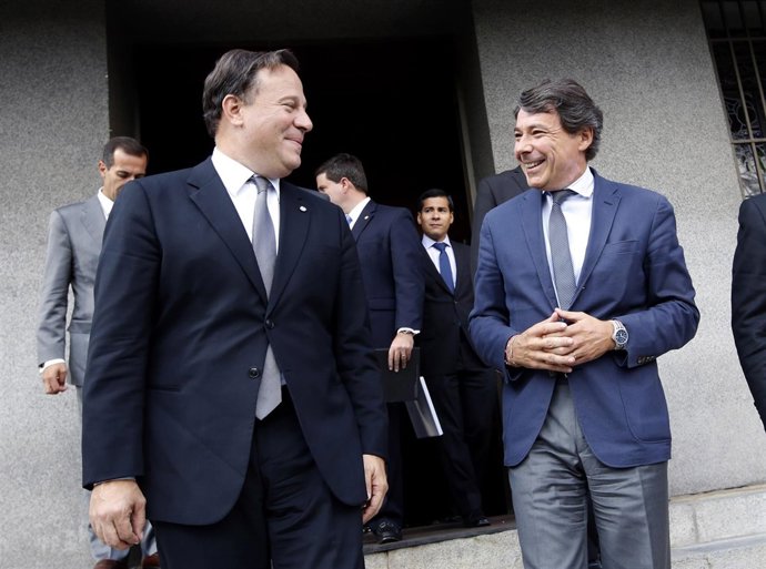 Ignacio González con Juan Carlos Varela