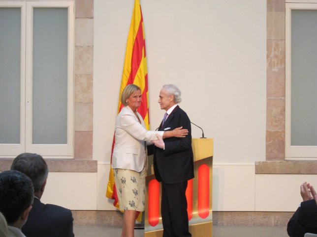 Núria de Gispert y Josep Carreras