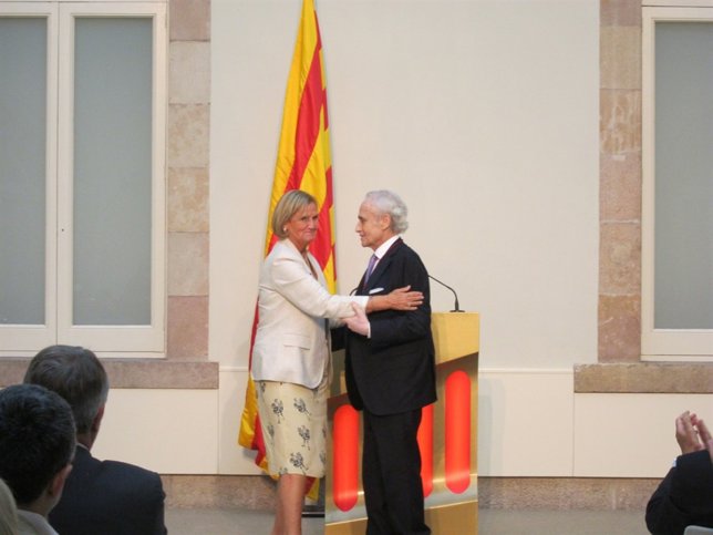 Núria de Gispert y Josep Carreras