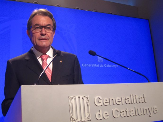 El presidente de la Generalitat, Artur Mas