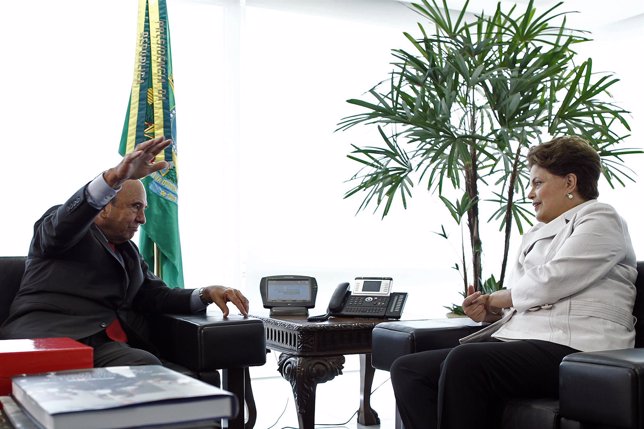 Botín con presidenta de Brasil