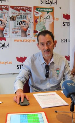 Pedro Escolar, portavoz de STECyL-i
