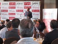 Pedro Sanz: "Cualquier empresa que ponga un proyecto sobre la mesa en La Rioja, no se nos va a escapar"