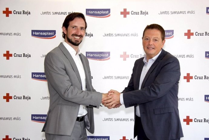Mauricio Valdés  Beiersdorf, S.A.  Y Jaime Gregori, Cruz Roja