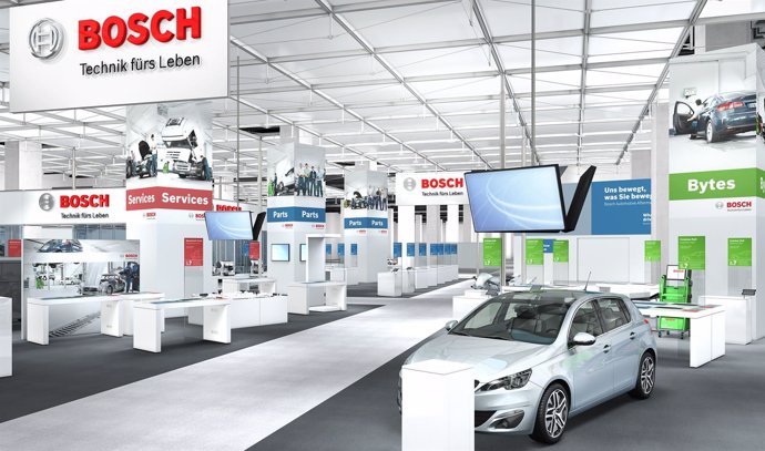 Stand de Bosch en Automechanika
