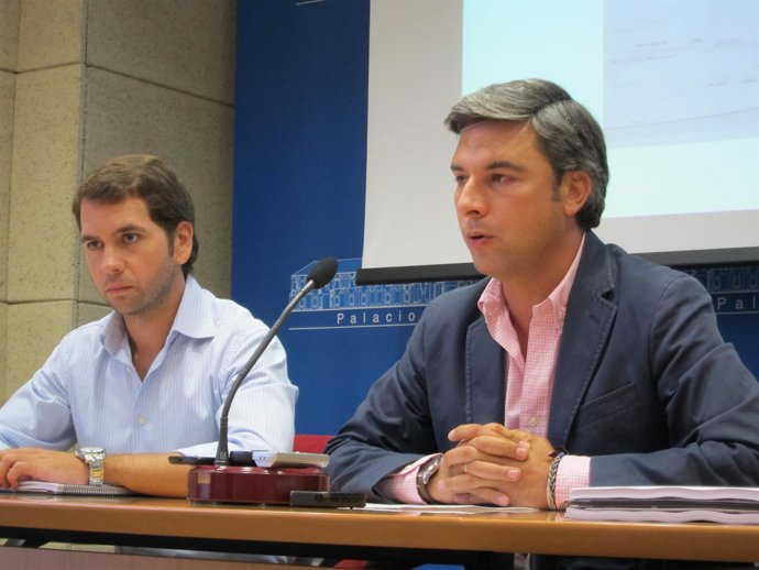 Priego y Lorite durante la rueda de prensa