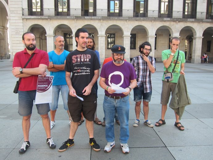 Integrantes de Podemos en Cantabria 