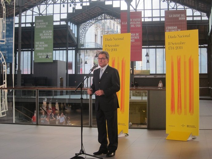 El presidente de la Generalitat, Artus Mas