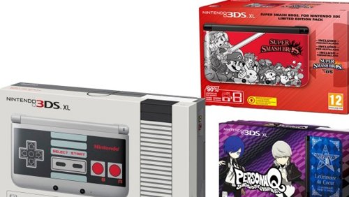 Ediciones especiales de Nintendo 3DS XL 