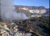 El incendio de Alhaurín de la Torre afecta a 1,6 hectáreas de matorral