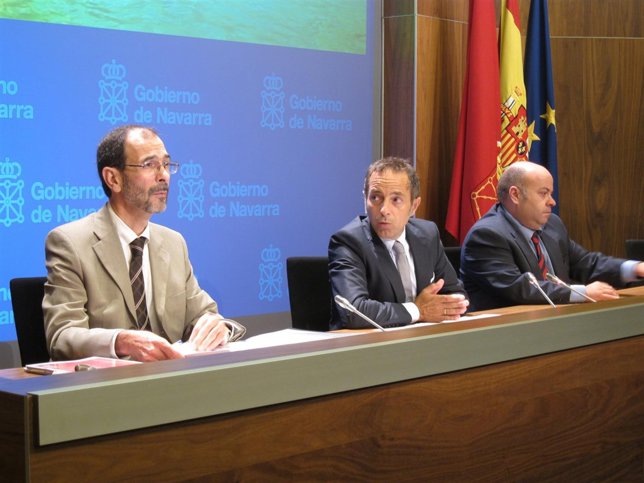 Carlos Erce, Juan Luis Sánchez de Muniáin y Nacho Calvo.