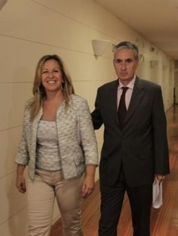 Trinidad Jiménez y Ramón Jáuregui