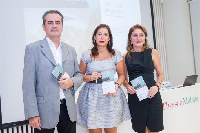 Juan Antonio Vigar, Gemma del Corral y Lourdes Moreno en el Museo Thyssen