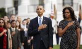 Foto: EEUU.- Obama recuerda en el aniversario del 11-S que "EEUU sigue adelante porque no cede ante el miedo"