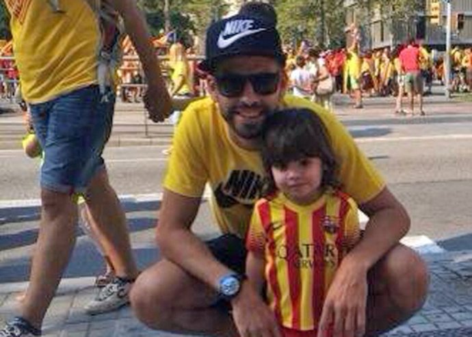 Pique con Milan en la diada 