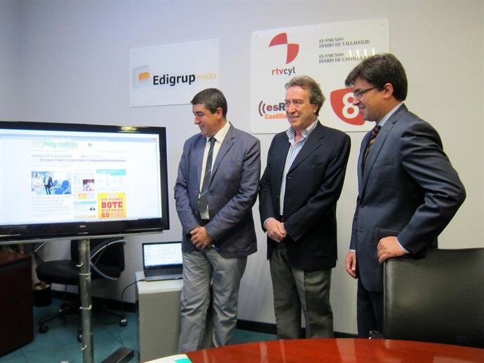 Pablo Lago (izda), De Santiago-Juárez y Alejandro Salgado.