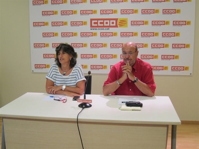 Dolors Llobet, Joan Carles Gallego (CC.OO.)