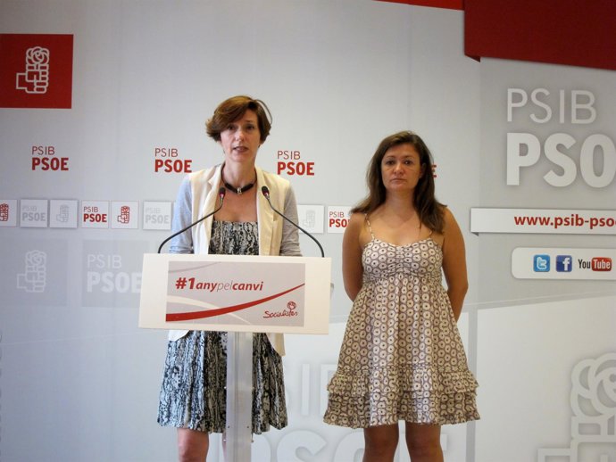 Oliver y Garrido en rueda de prensa