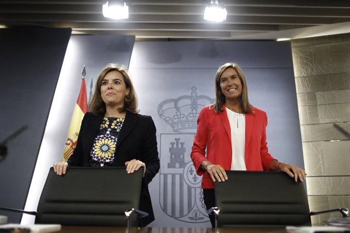 Soraya Saénz de Santamaría y Ana Mato