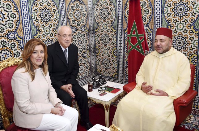 Susana Díaz y el Rey de Marruecos, Mohammed VI