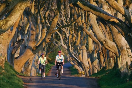 Ciclistas en Irlanda