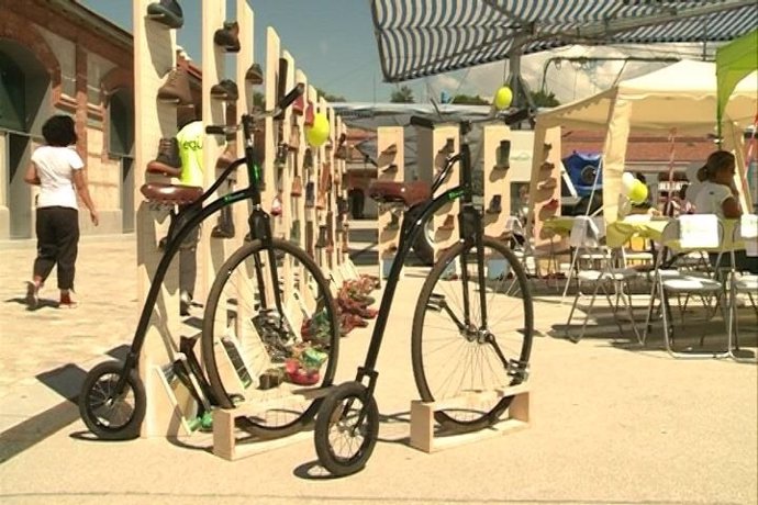 Festival de bicicletas en Madrid