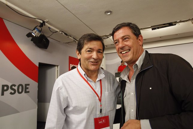 Javier Fernández (Asturias) y José Ramón Gómez Besteiro (Galicia)