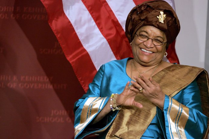 Presidenta de Liberia, Ellen Johnson-Sirleaf 