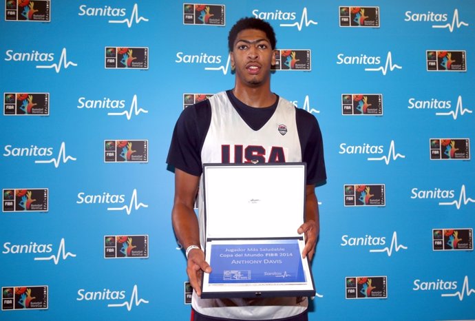 Anthony davis Jugador Más Saludable Copa Mundo baloncesto