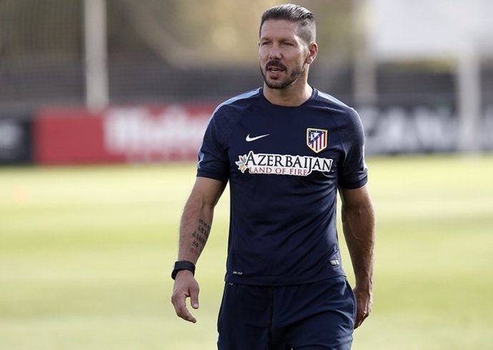 Simeone entrenamiento Atlético