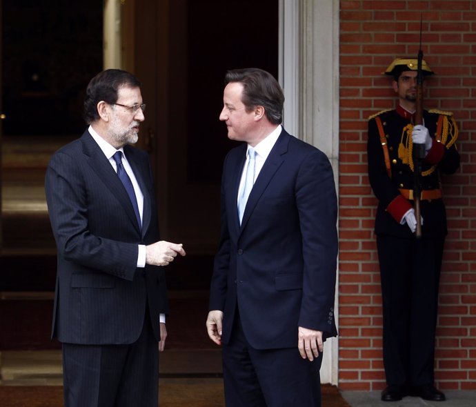 Mariano Rajoy y David Cameron