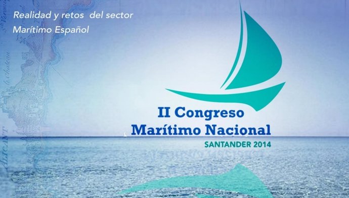 Cartel del II Congreso Marítimo Nacional de Santander
